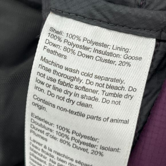 OUTDOOR RESEARCH Vest Women XL Transcendent Down Insulated Ripstop Winter Purple - Picture 12 of 15